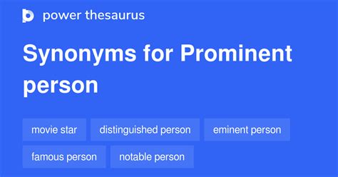 prominent thesaurus|synonym for prominent person.